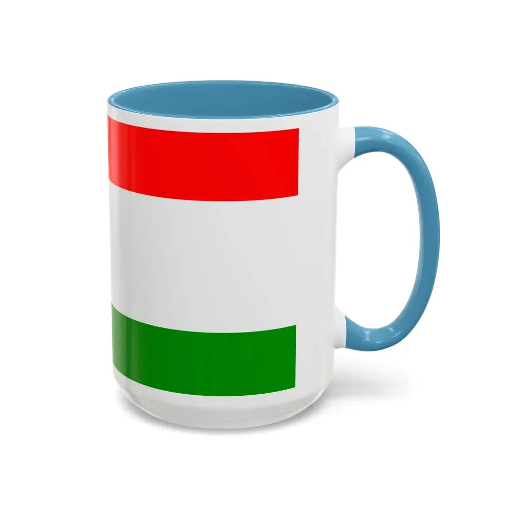 Flag of Central Bosnia Canton Bosnia and Herzegovina - Accent Coffee Mug - Go Mug Yourself