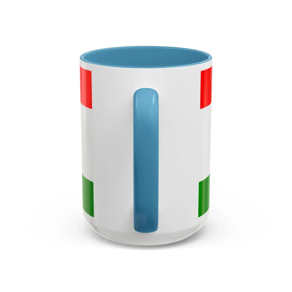 Flag of Central Bosnia Canton Bosnia and Herzegovina - Accent Coffee Mug - Go Mug Yourself