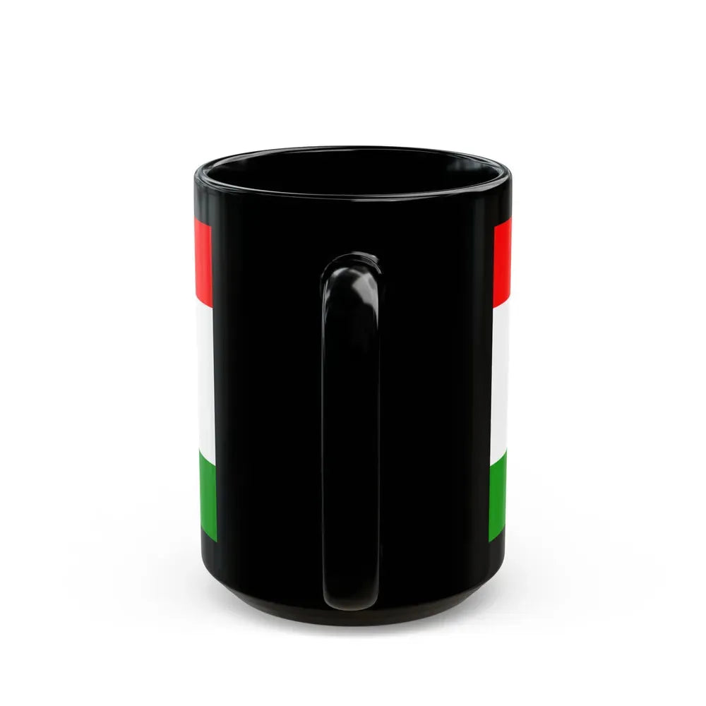 Flag of Central Bosnia Canton Bosnia and Herzegovina - Black Coffee Mug - Go Mug Yourself