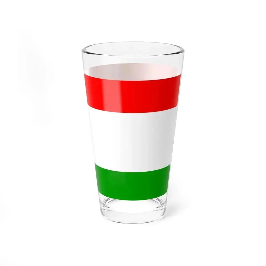 Flag of Central Bosnia Canton Bosnia and Herzegovina - Pint Glass 16oz - Go Mug Yourself