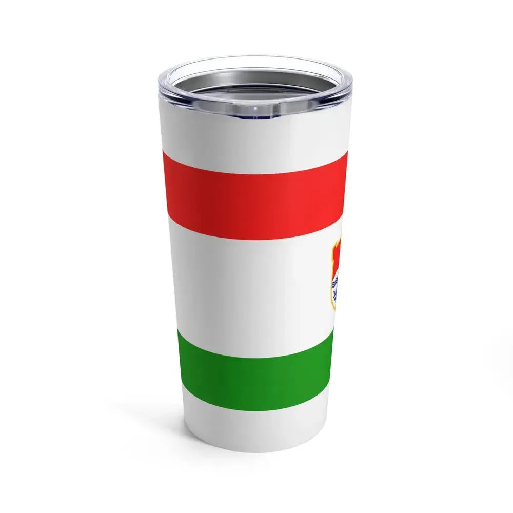 Flag of Central Bosnia Canton Bosnia and Herzegovina - Tumbler 20oz - Go Mug Yourself