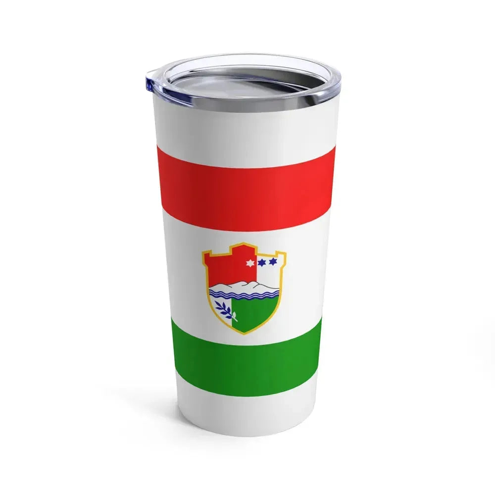 Flag of Central Bosnia Canton Bosnia and Herzegovina - Tumbler 20oz - Go Mug Yourself