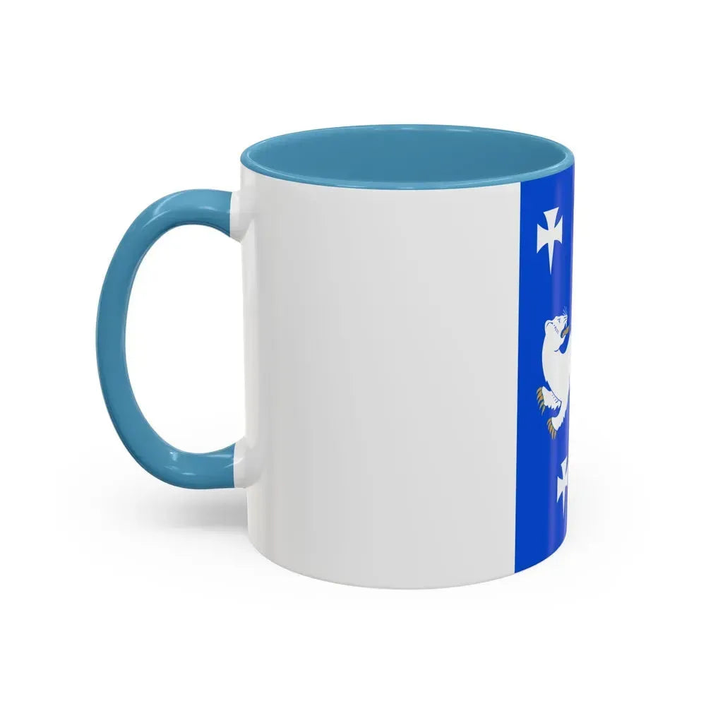 Flag of Central Ostrobothnia Finland - Accent Coffee Mug - Go Mug Yourself