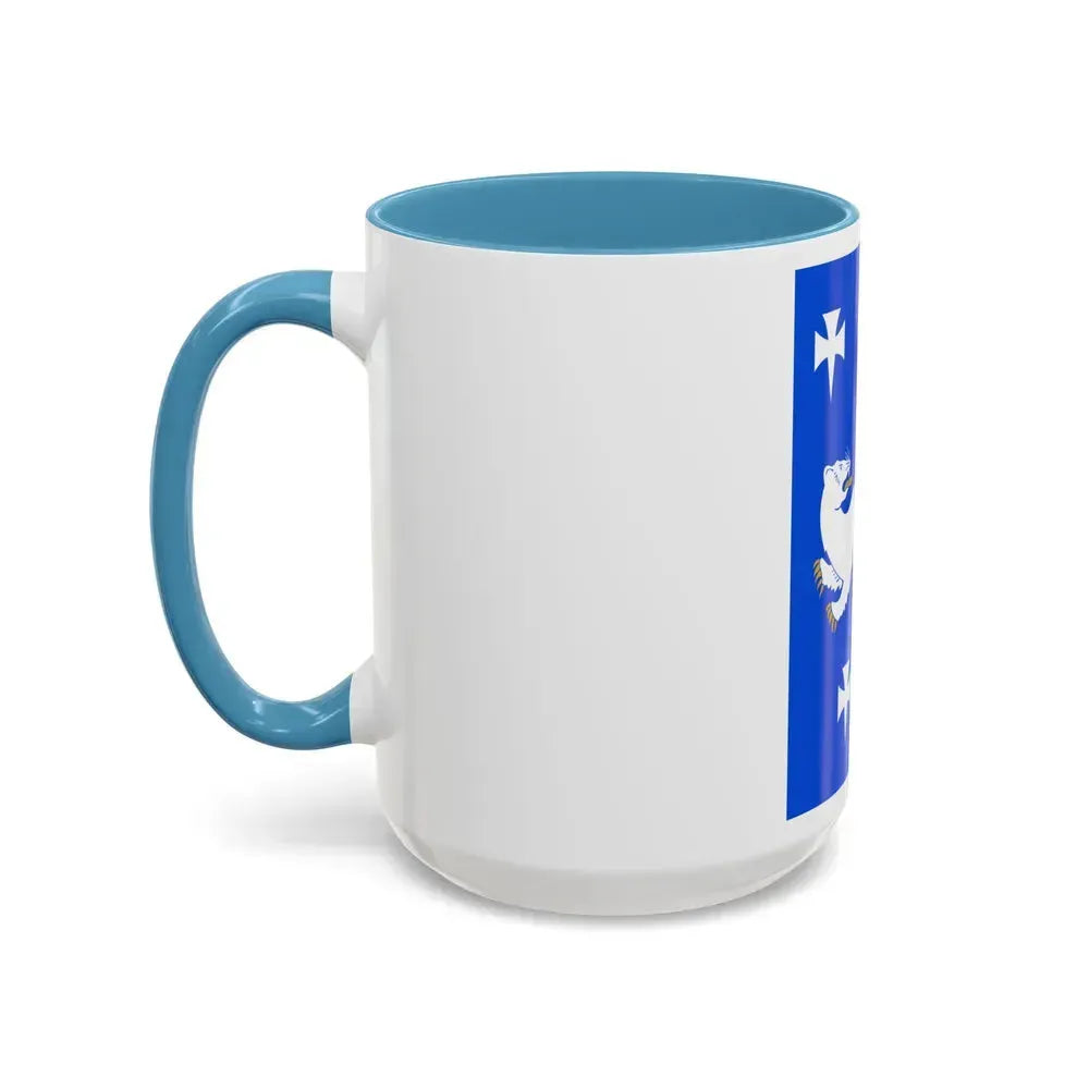 Flag of Central Ostrobothnia Finland - Accent Coffee Mug - Go Mug Yourself
