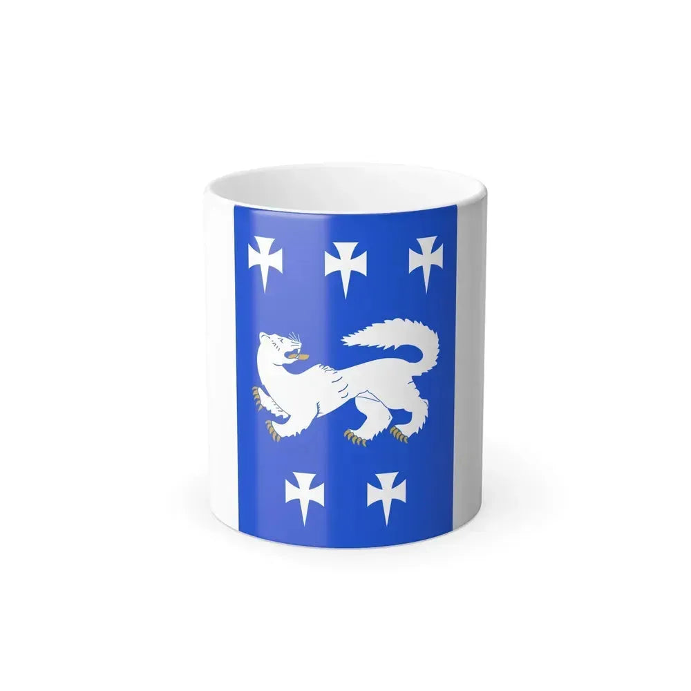 Flag of Central Ostrobothnia Finland - Color Changing Coffee Mug 11oz - Go Mug Yourself
