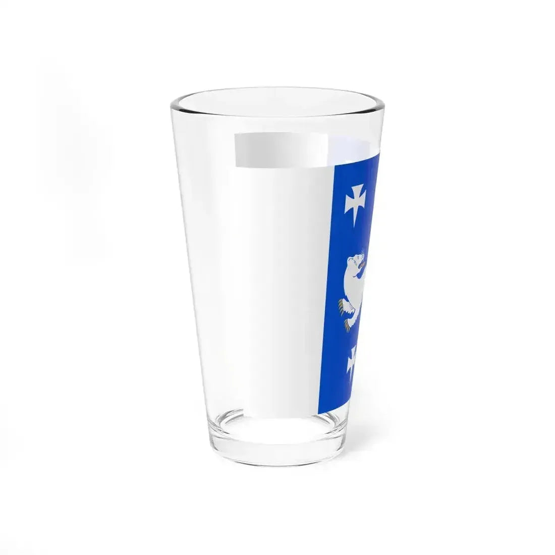 Flag of Central Ostrobothnia Finland - Pint Glass 16oz - Go Mug Yourself