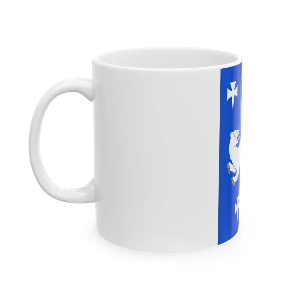 Flag of Central Ostrobothnia Finland - White Coffee Mug - Go Mug Yourself