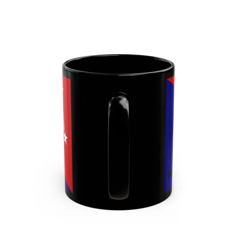 Flag of Central Province Papa New Guinea - Black Coffee Mug - Go Mug Yourself
