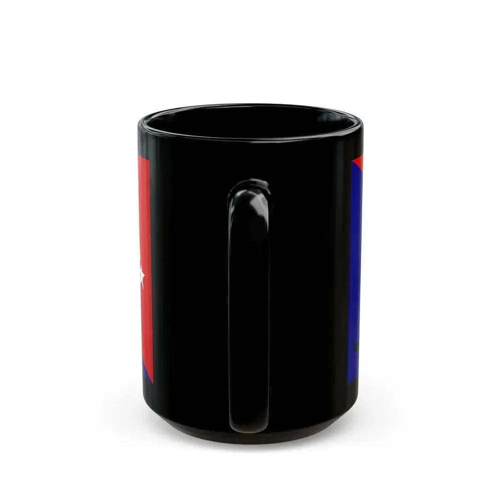 Flag of Central Province Papa New Guinea - Black Coffee Mug - Go Mug Yourself