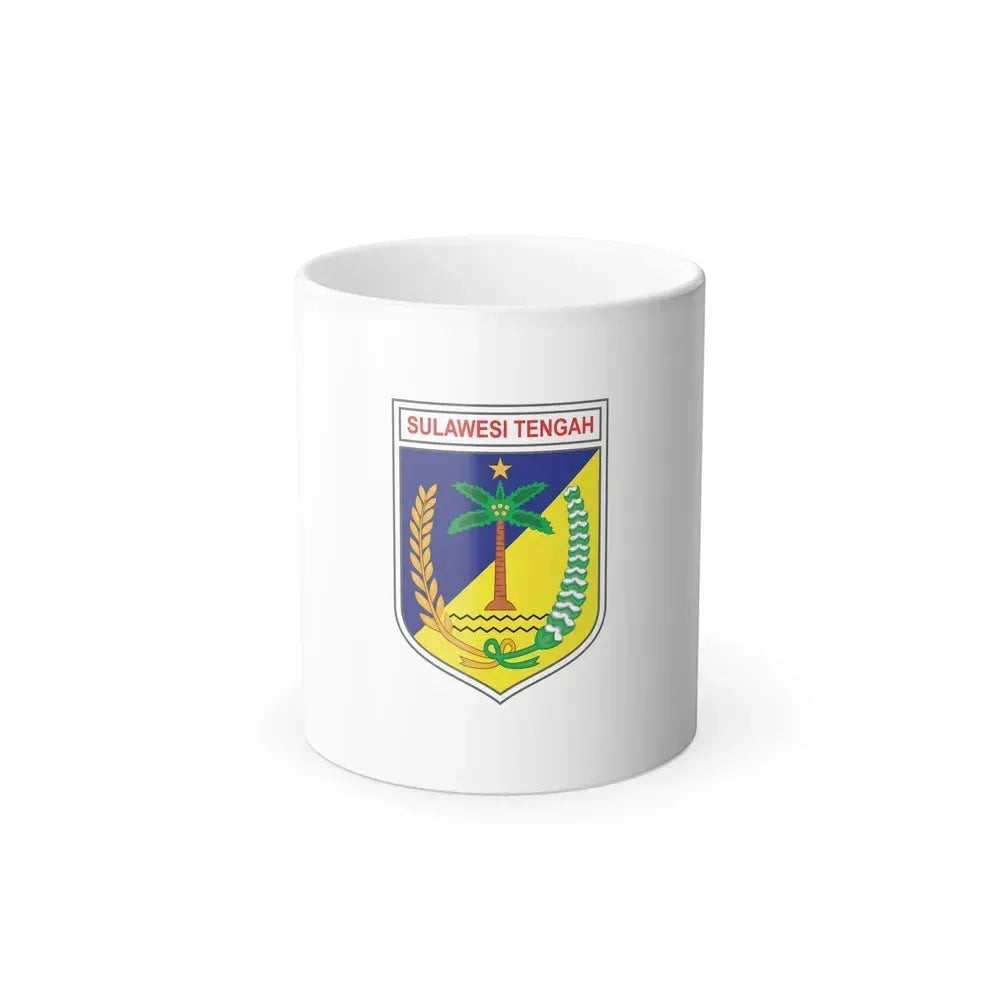Flag of Central Sulawesi Indonesia - Color Changing Coffee Mug 11oz - Go Mug Yourself