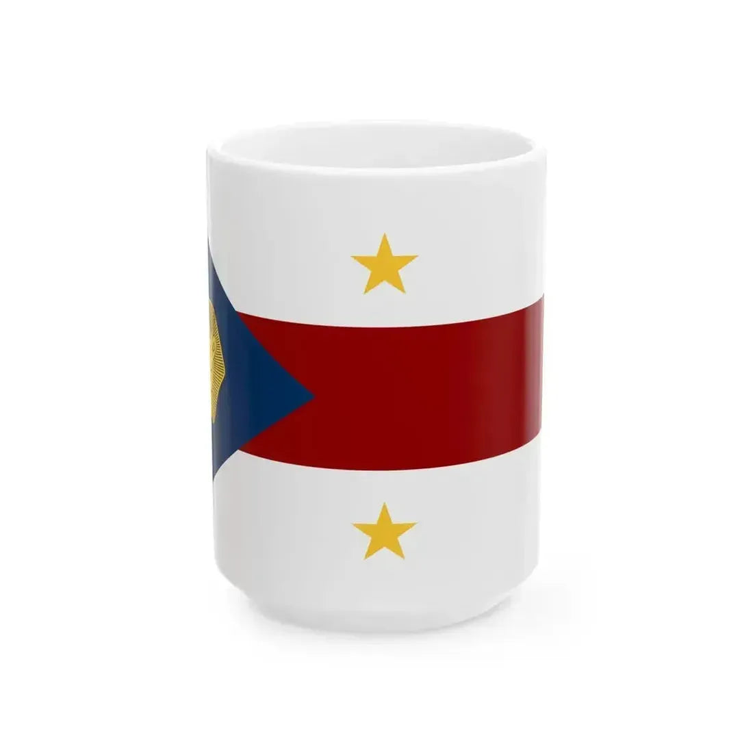 Flag of Centralia Illinois (United States) White Coffee Mug 15oz - Go Mug Yourself