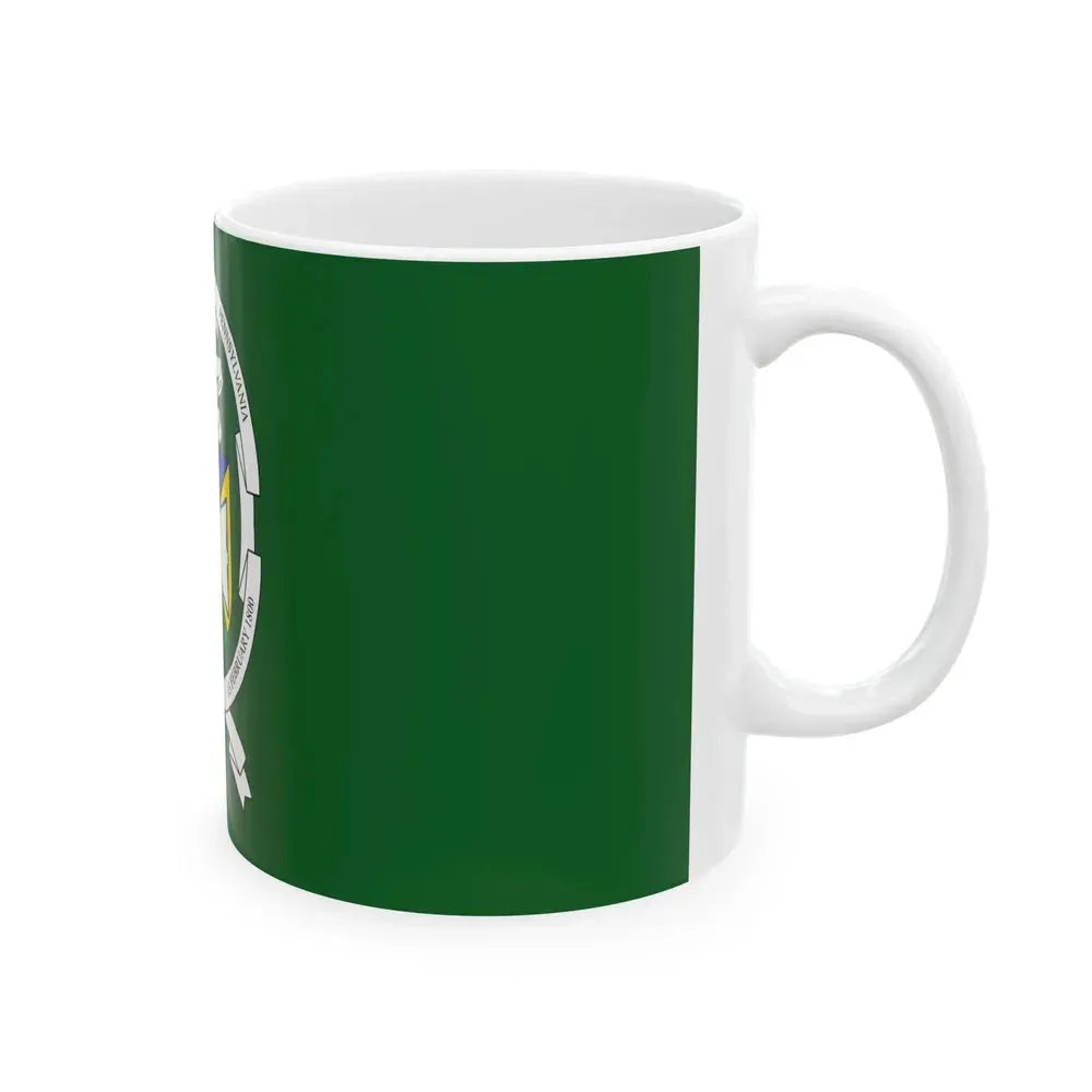 Flag of Centre County Pennsylvania (United States) White Coffee Mug - Go Mug Yourself