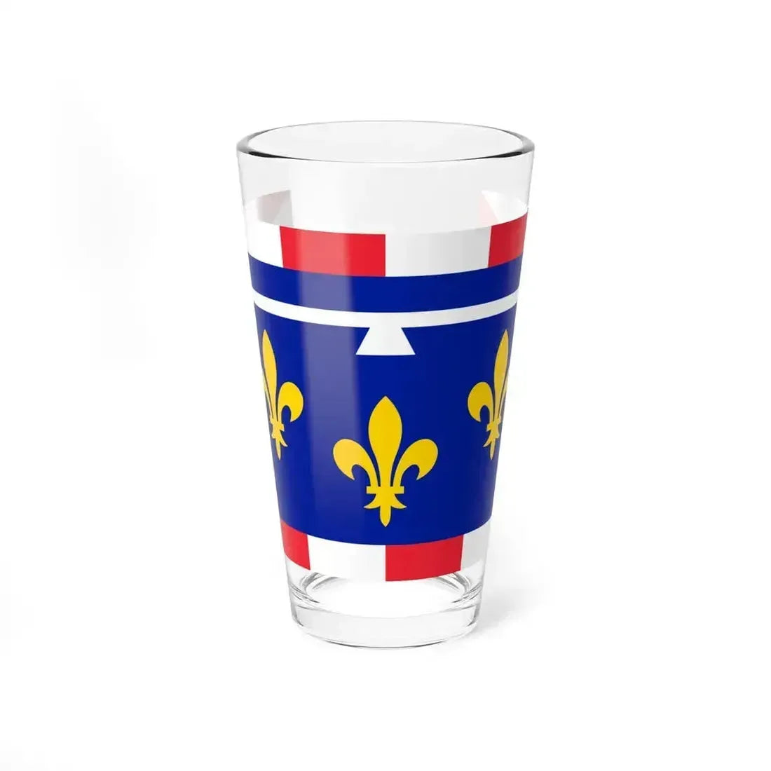 Flag of Centre Val de Loire France 2 - Pint Glass 16oz 16oz - Go Mug Yourself