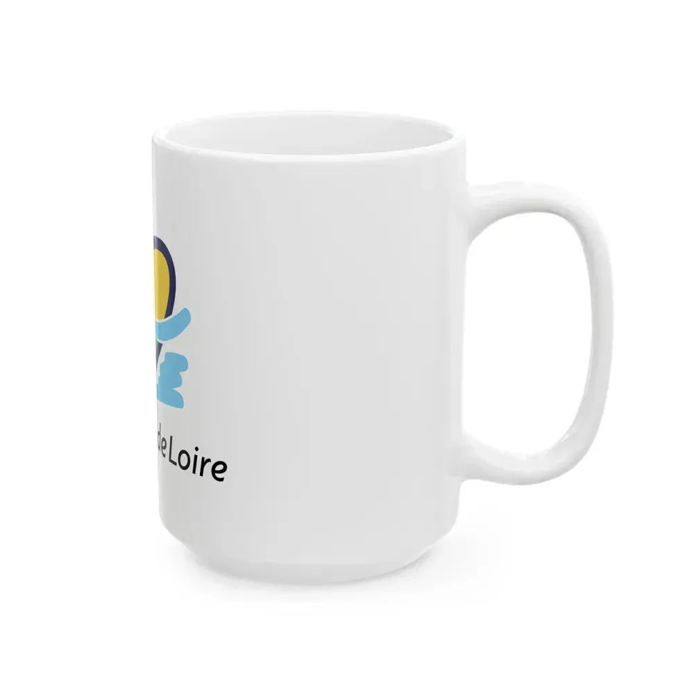 Flag of Centre Val de Loire France - White Coffee Mug - Go Mug Yourself