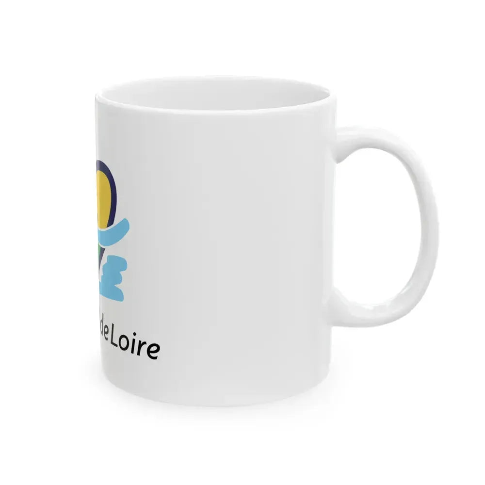 Flag of Centre Val de Loire France - White Coffee Mug - Go Mug Yourself