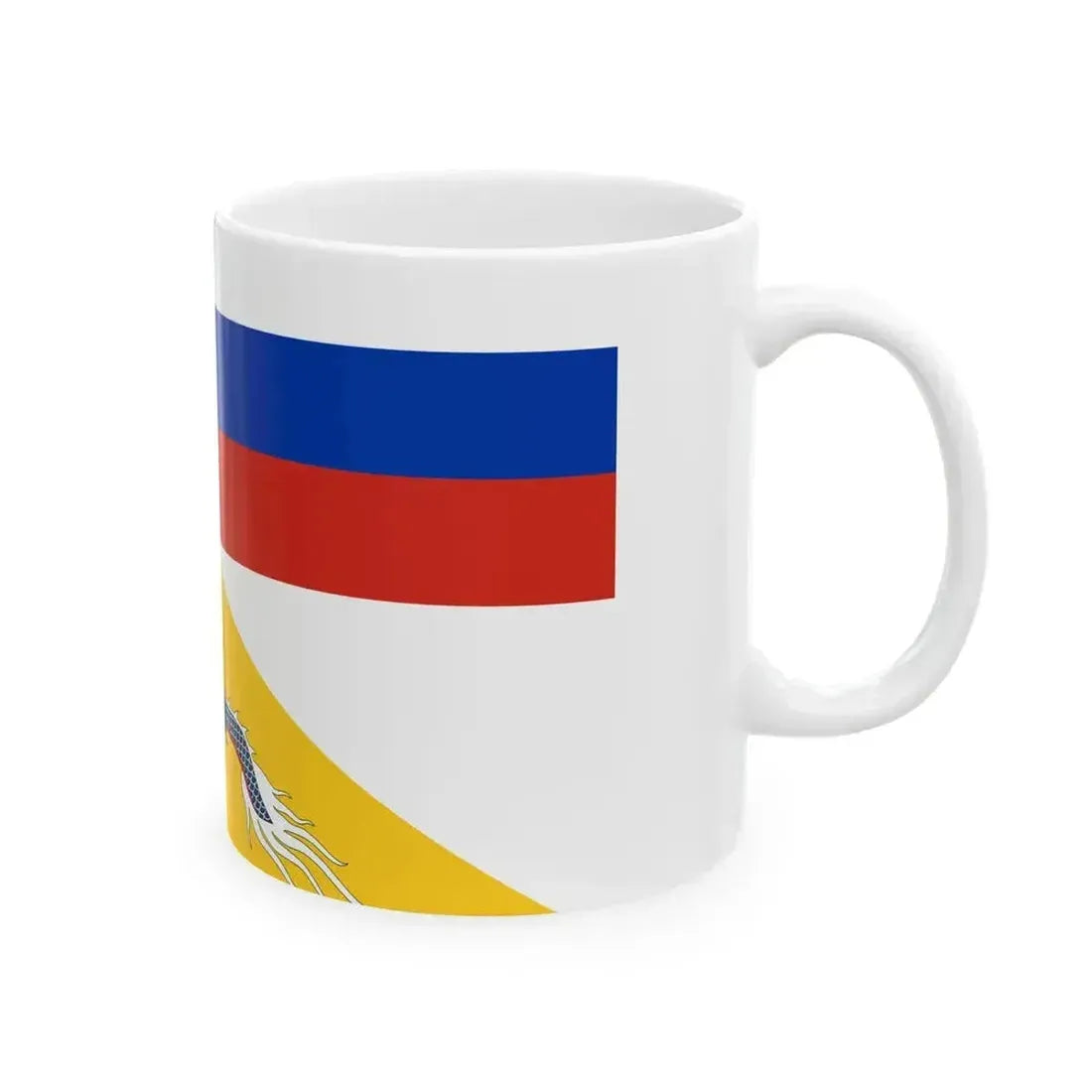 Flag of CER 1897 (China) White Coffee Mug - Go Mug Yourself