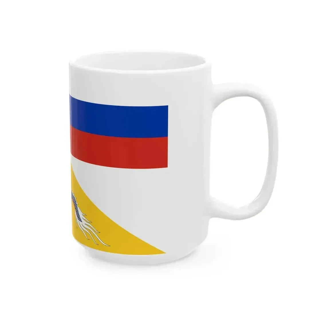 Flag of CER 1897 (China) White Coffee Mug - Go Mug Yourself