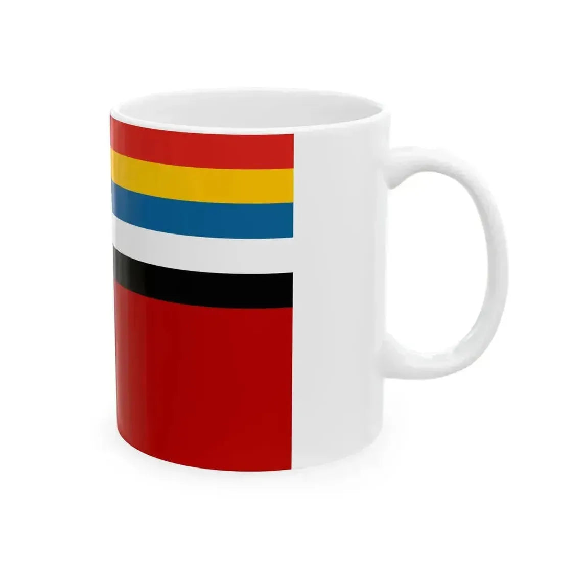 Flag of CER 1925 (China) White Coffee Mug - Go Mug Yourself
