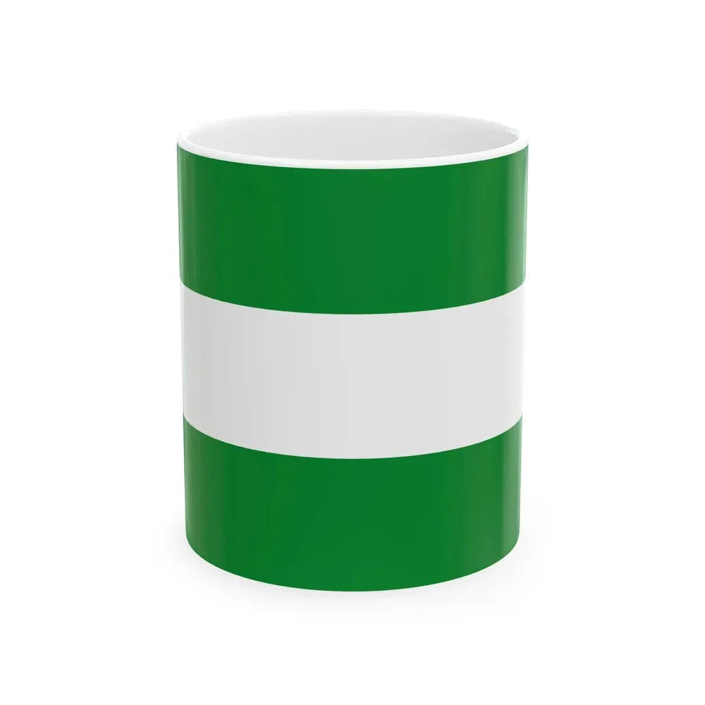 Flag of Cesar (Colombia) White Coffee Mug 11oz - Go Mug Yourself