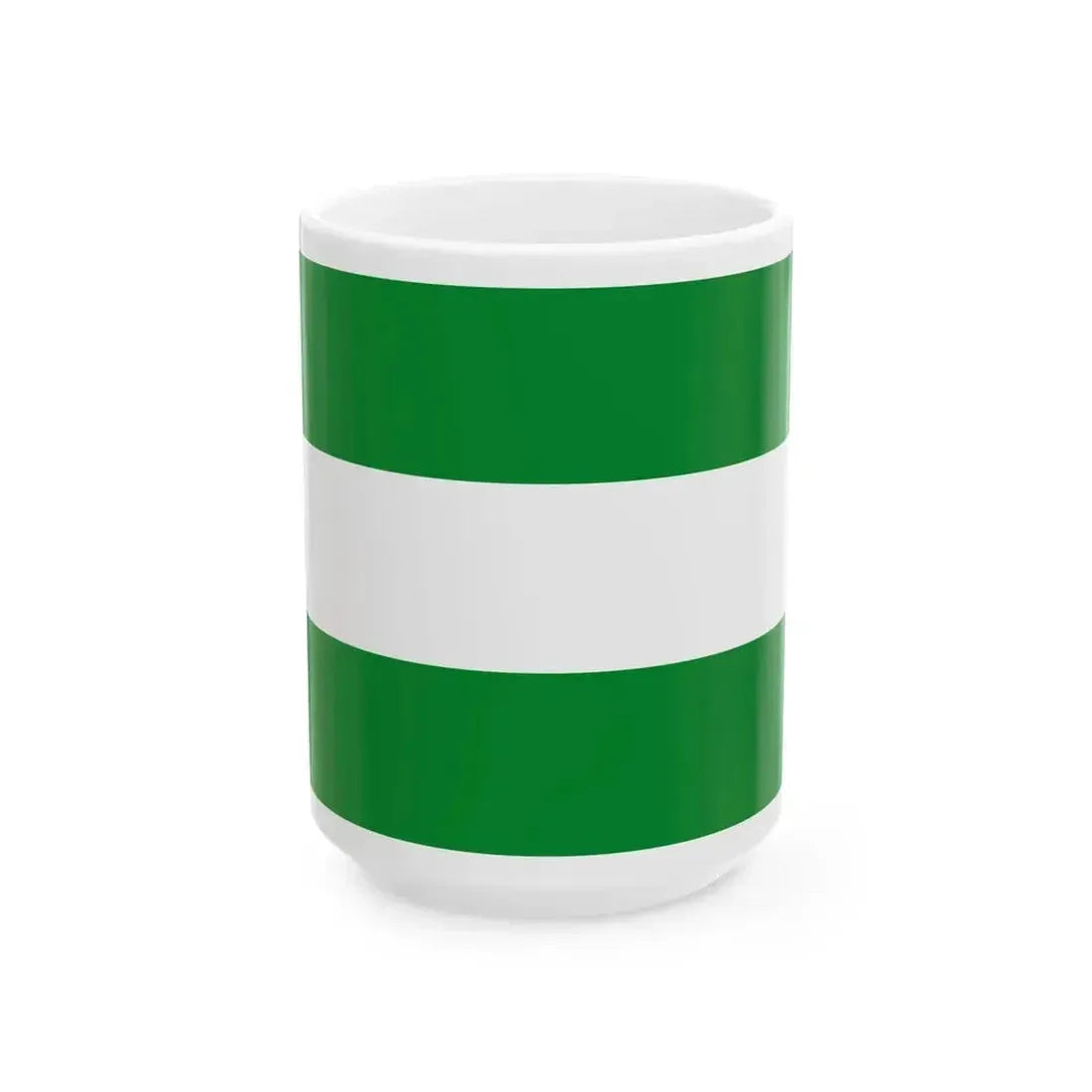 Flag of Cesar (Colombia) White Coffee Mug 15oz - Go Mug Yourself