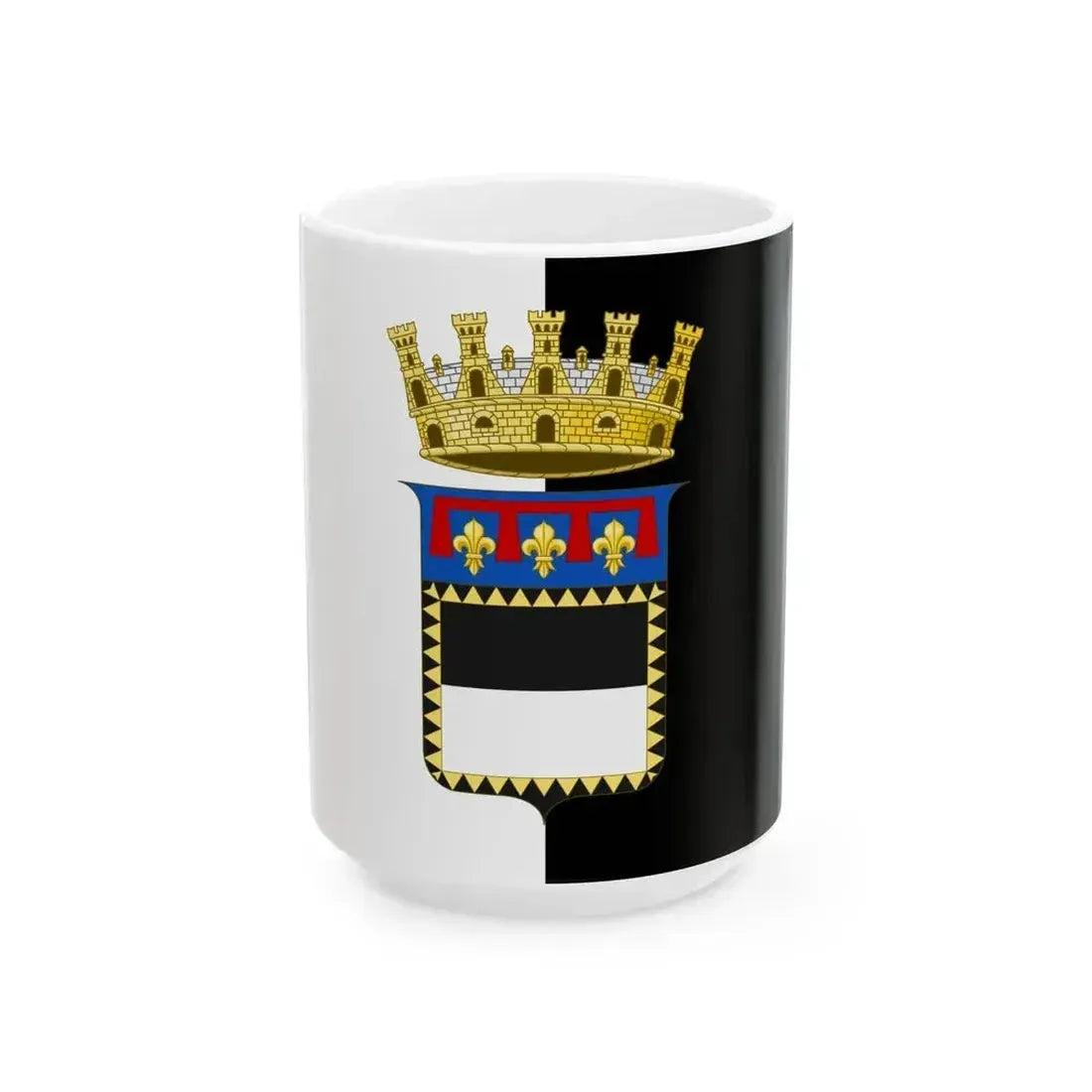 Flag of Cesena (Italy) White Coffee Mug 15oz - Go Mug Yourself