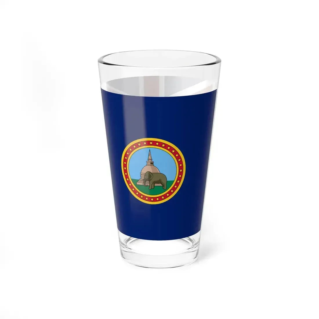 Flag of Ceylon 1875-1948 (Sri Lanka) Pint Glass 16oz - Go Mug Yourself