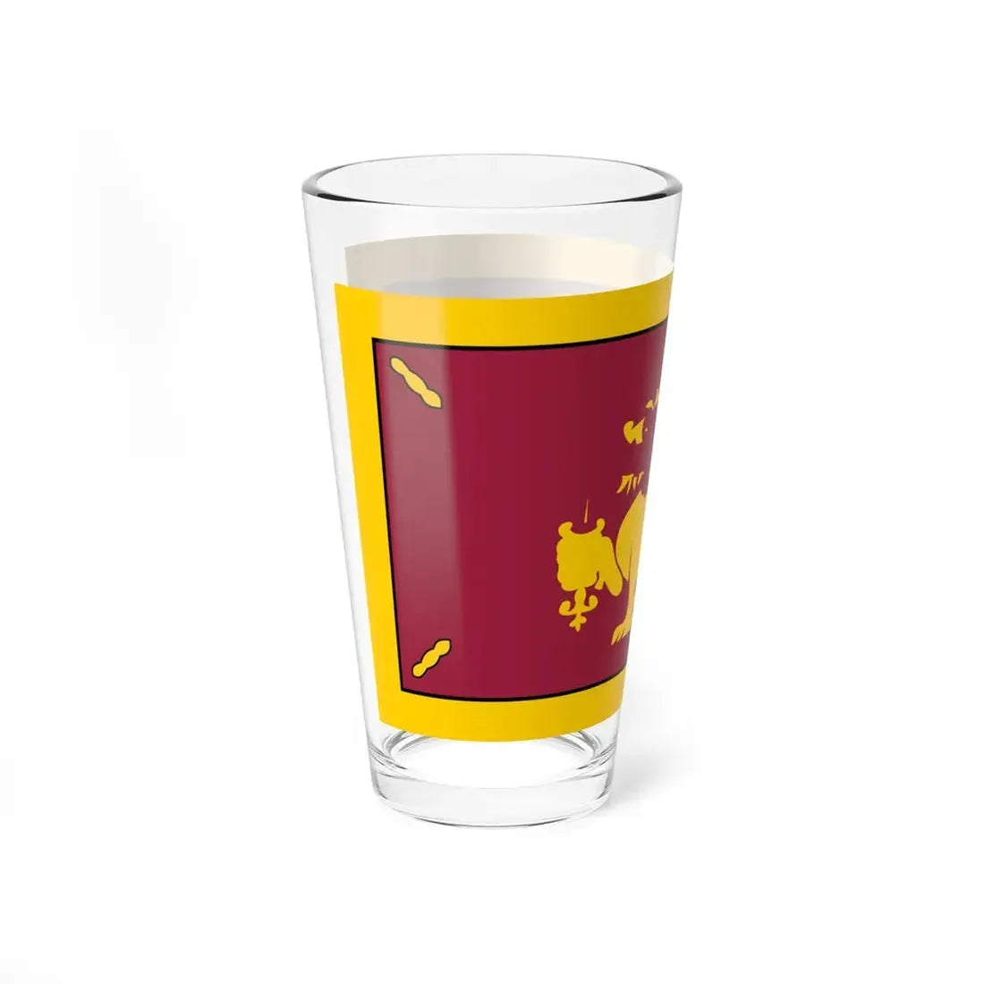 Flag of Ceylon 1948-1951 (Sri Lanka) Pint Glass 16oz - Go Mug Yourself