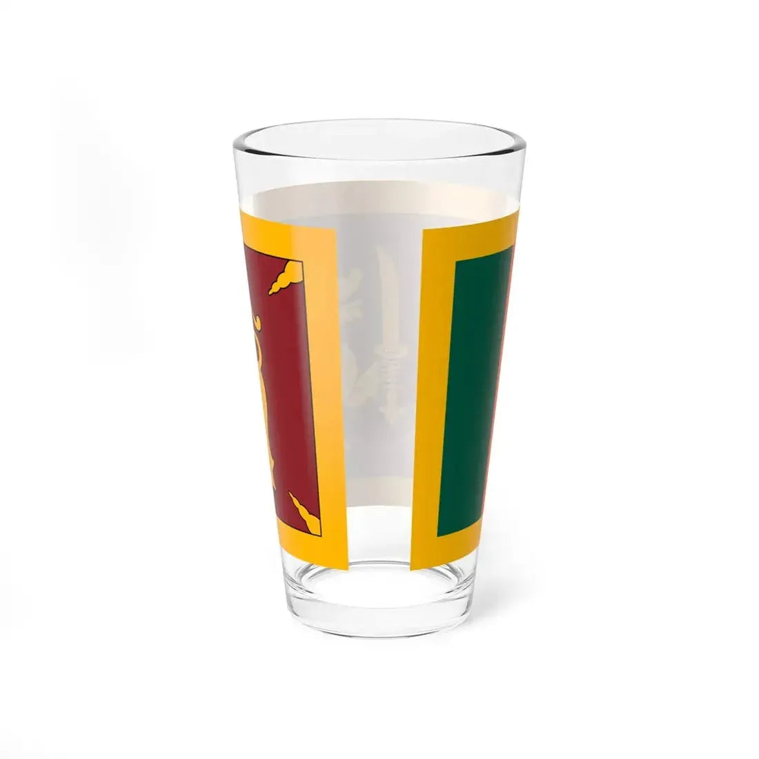 Flag of Ceylon 1951-1972 (Sri Lanka) Pint Glass 16oz - Go Mug Yourself