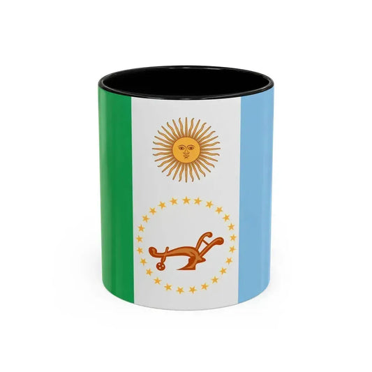Flag of Chaco Province Argentina - Accent Coffee Mug 11oz Black - Go Mug Yourself
