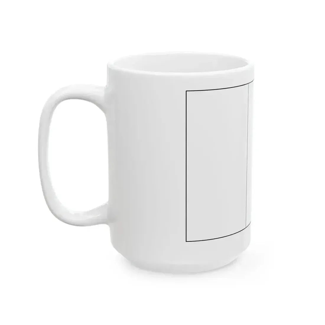 Flag of Chad colouring page (Chad) White Coffee Mug - Go Mug Yourself