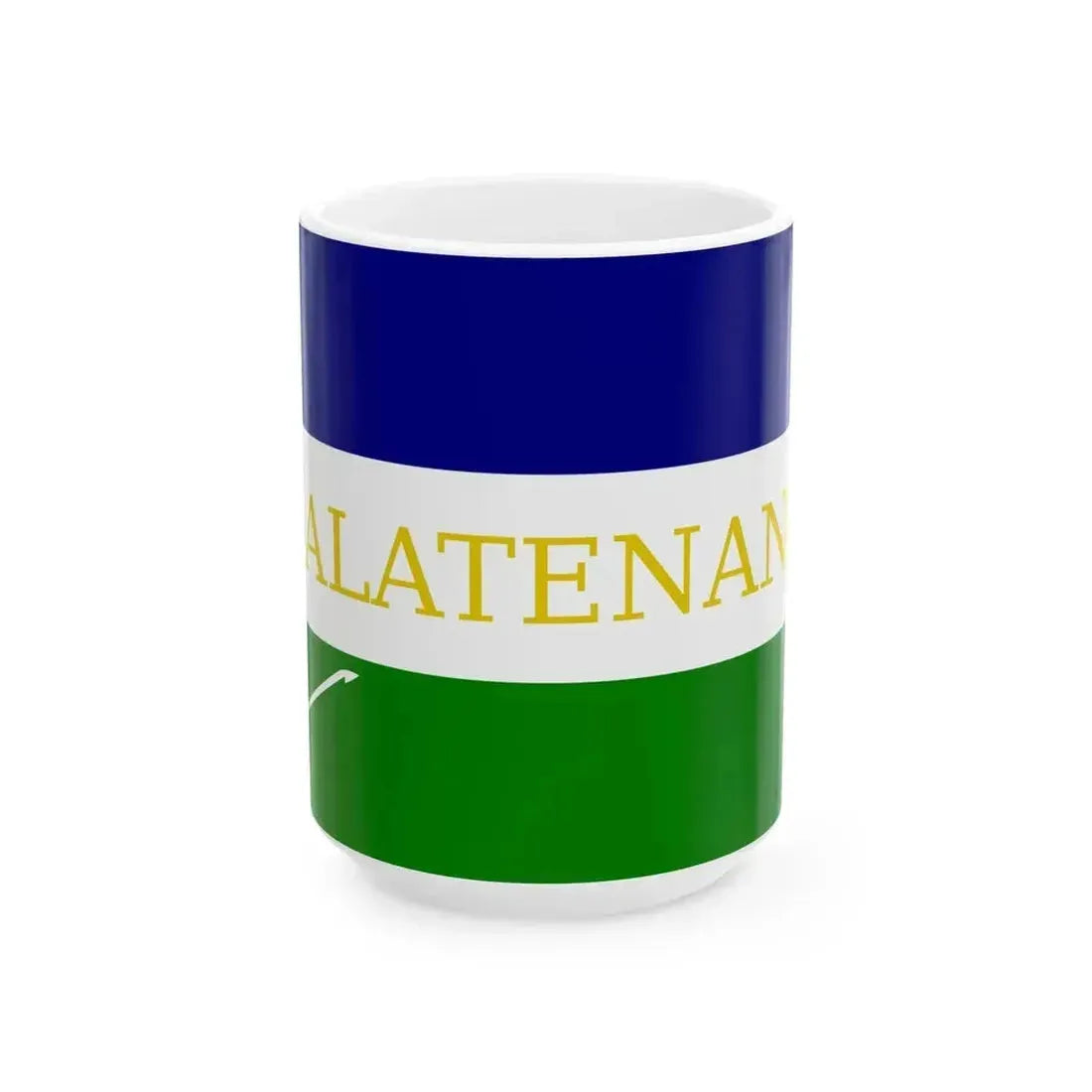 Flag of Chalatenango (El Salvador) White Coffee Mug 15oz - Go Mug Yourself