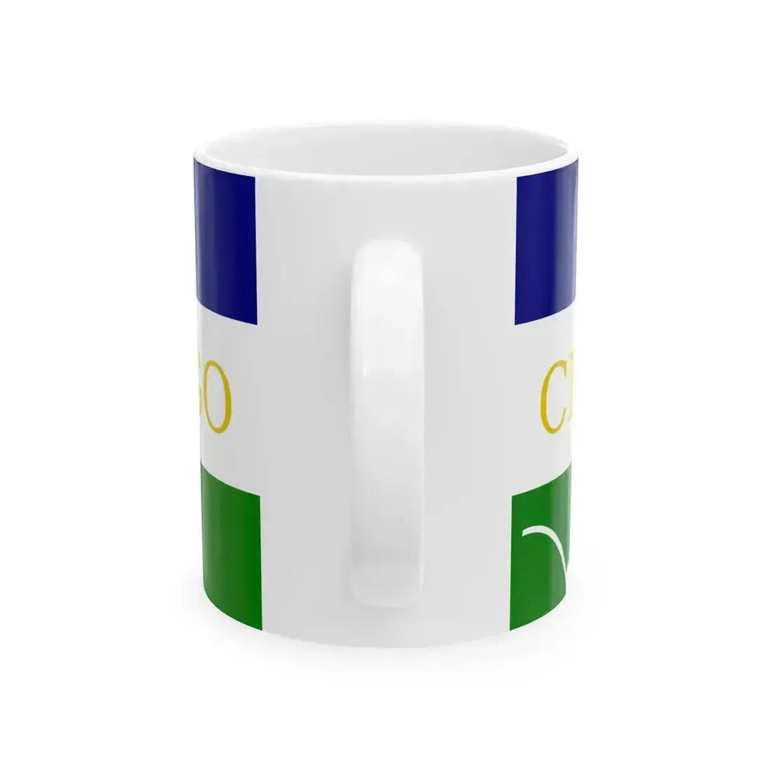 Flag of Chalatenango (El Salvador) White Coffee Mug - Go Mug Yourself