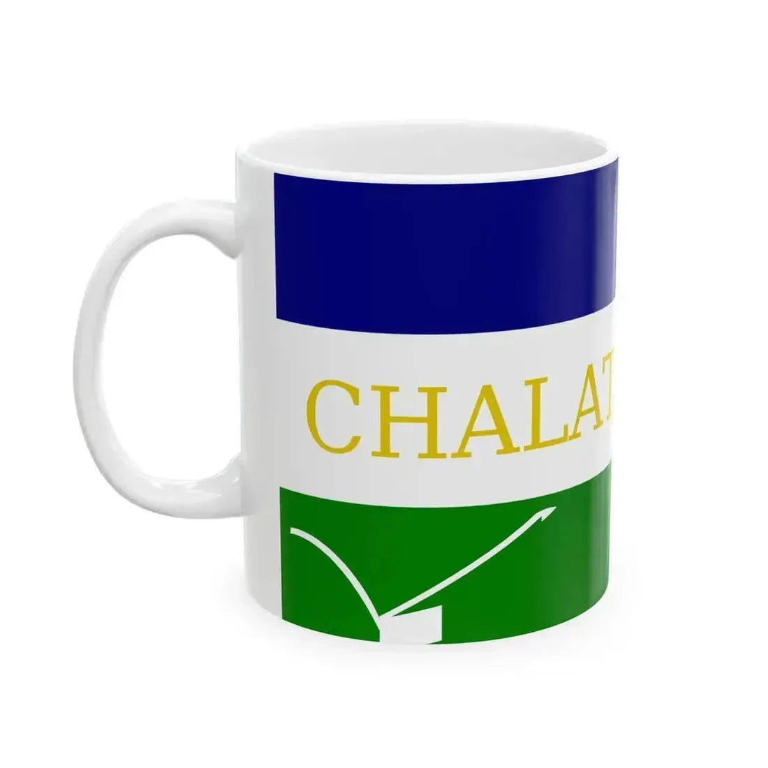 Flag of Chalatenango (El Salvador) White Coffee Mug - Go Mug Yourself