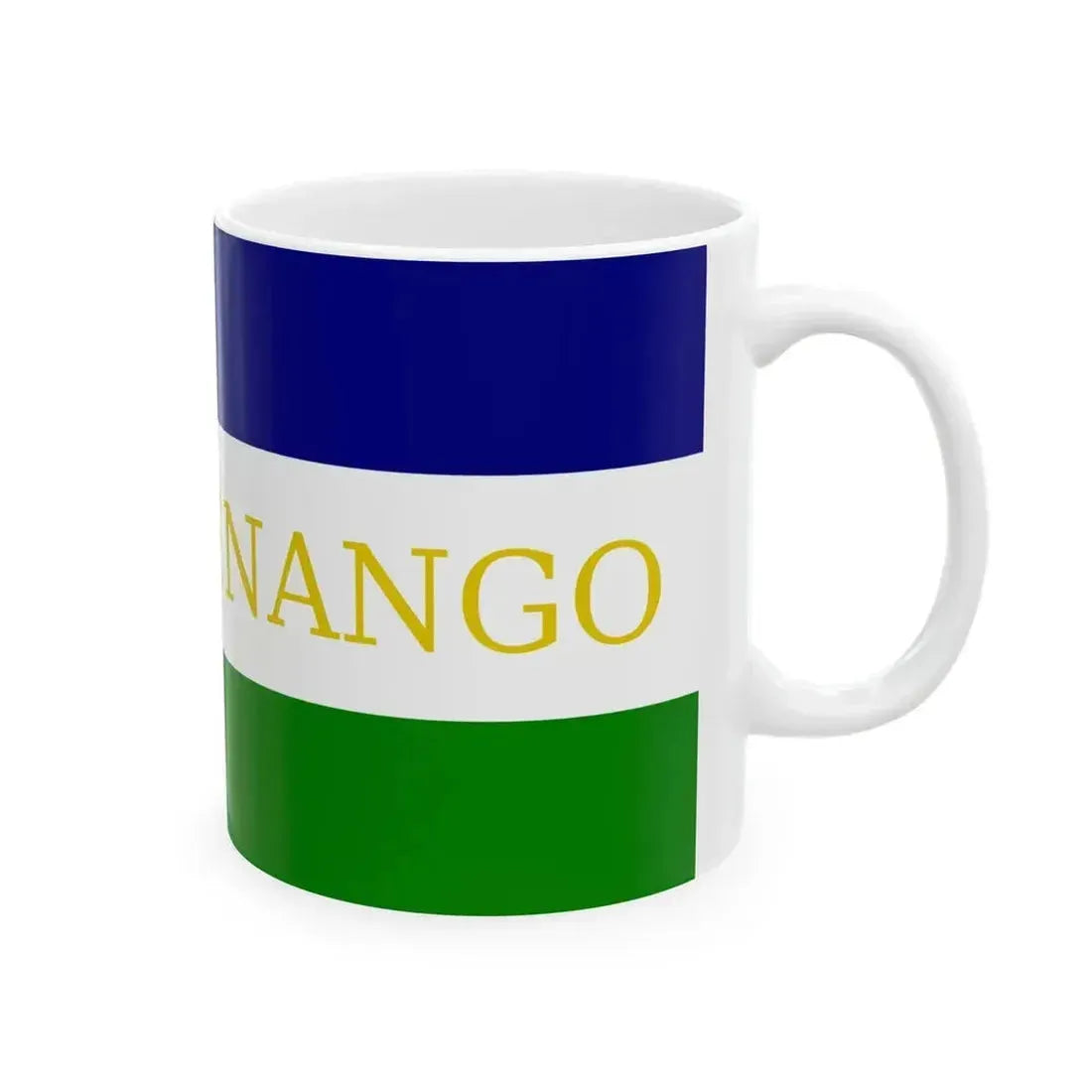 Flag of Chalatenango (El Salvador) White Coffee Mug - Go Mug Yourself