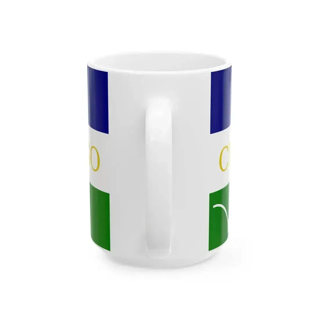 Flag of Chalatenango (El Salvador) White Coffee Mug - Go Mug Yourself