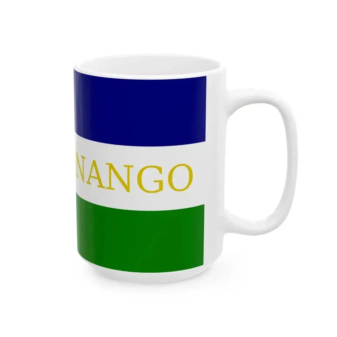 Flag of Chalatenango (El Salvador) White Coffee Mug - Go Mug Yourself