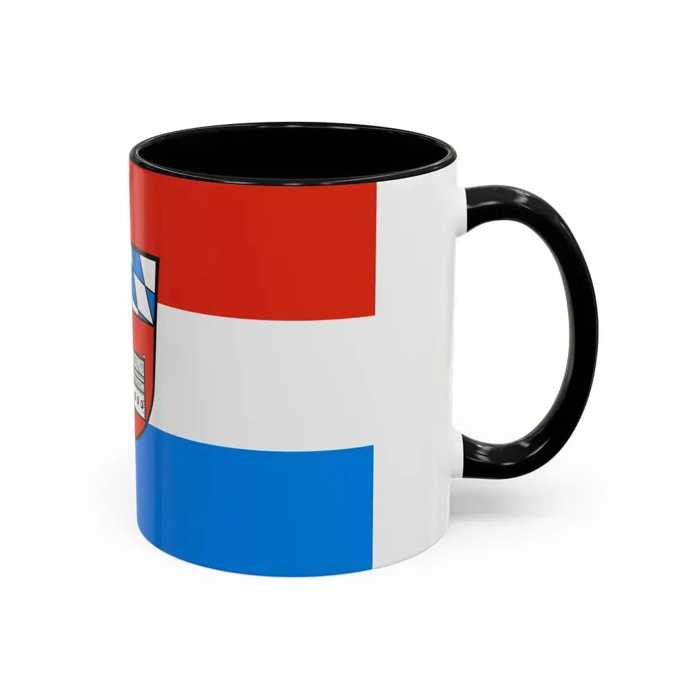 Flag of Cham Germany - Accent Coffee Mug - Go Mug Yourself