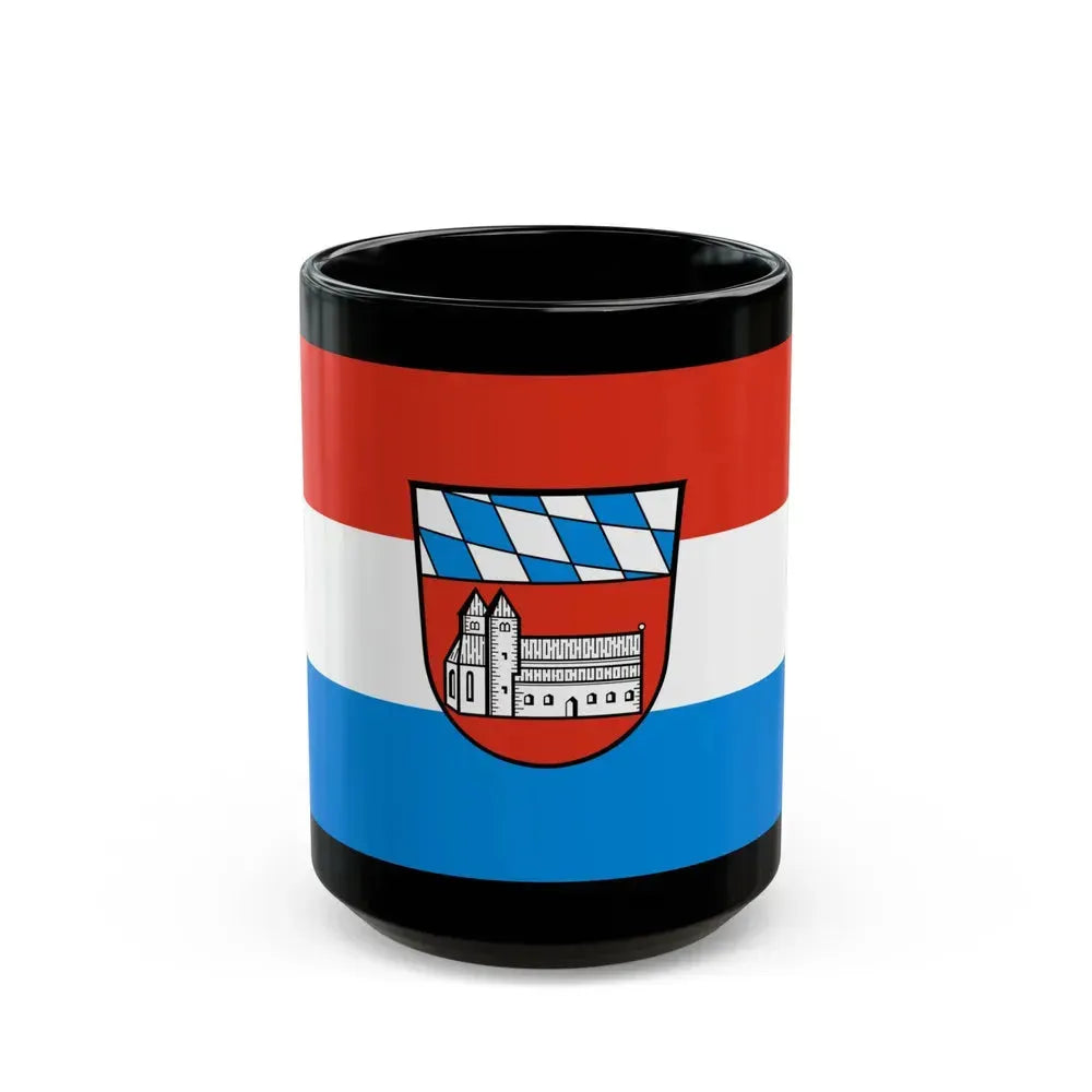 Flag of Cham Germany - Black Coffee Mug 15oz - Go Mug Yourself
