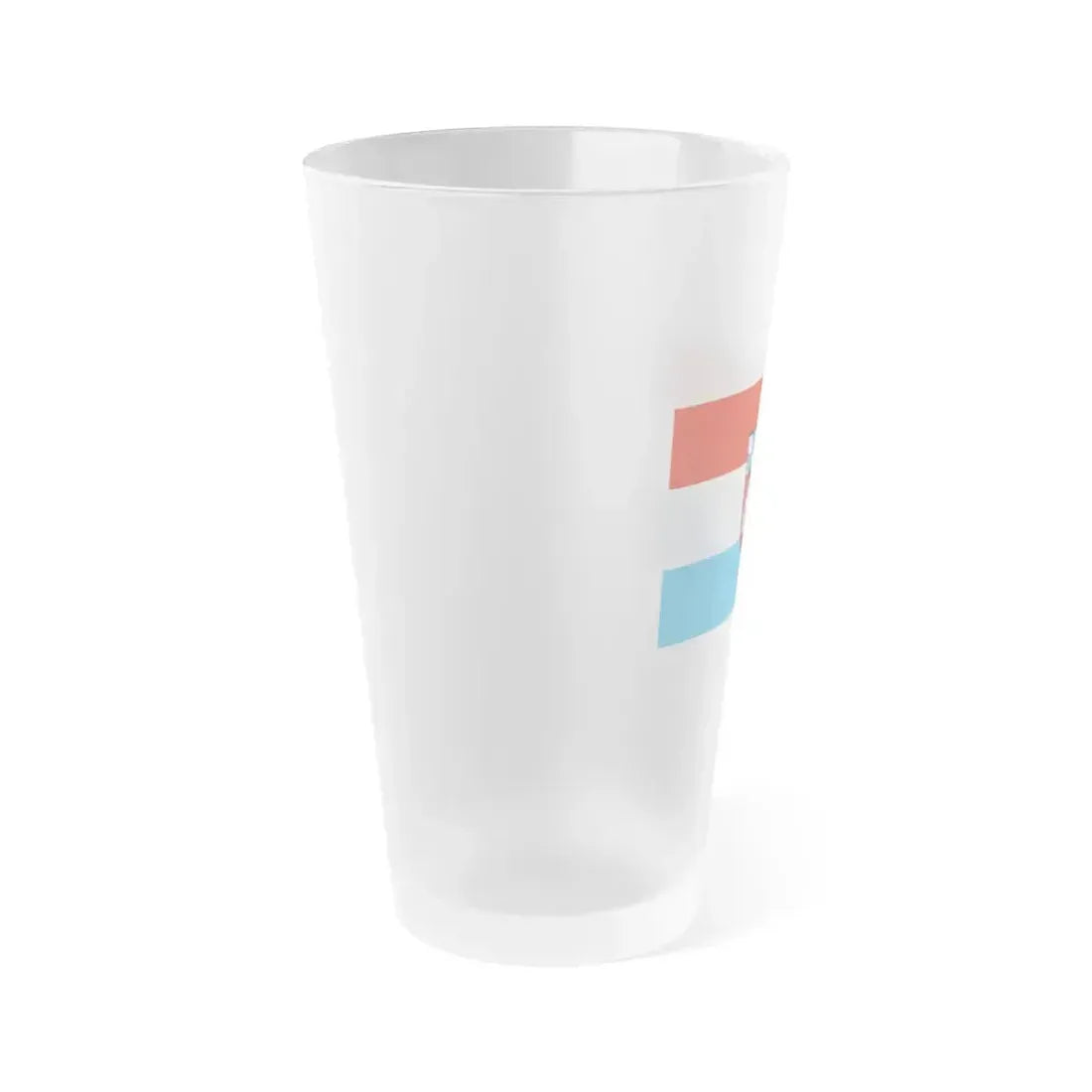 Flag of Cham Germany - Frosted Pint Glass 16oz - Go Mug Yourself