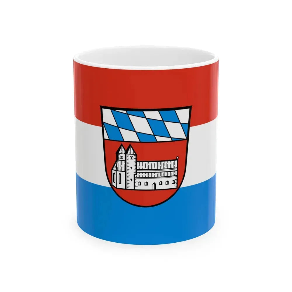 Flag of Cham Germany - White Coffee Mug 11oz - Go Mug Yourself
