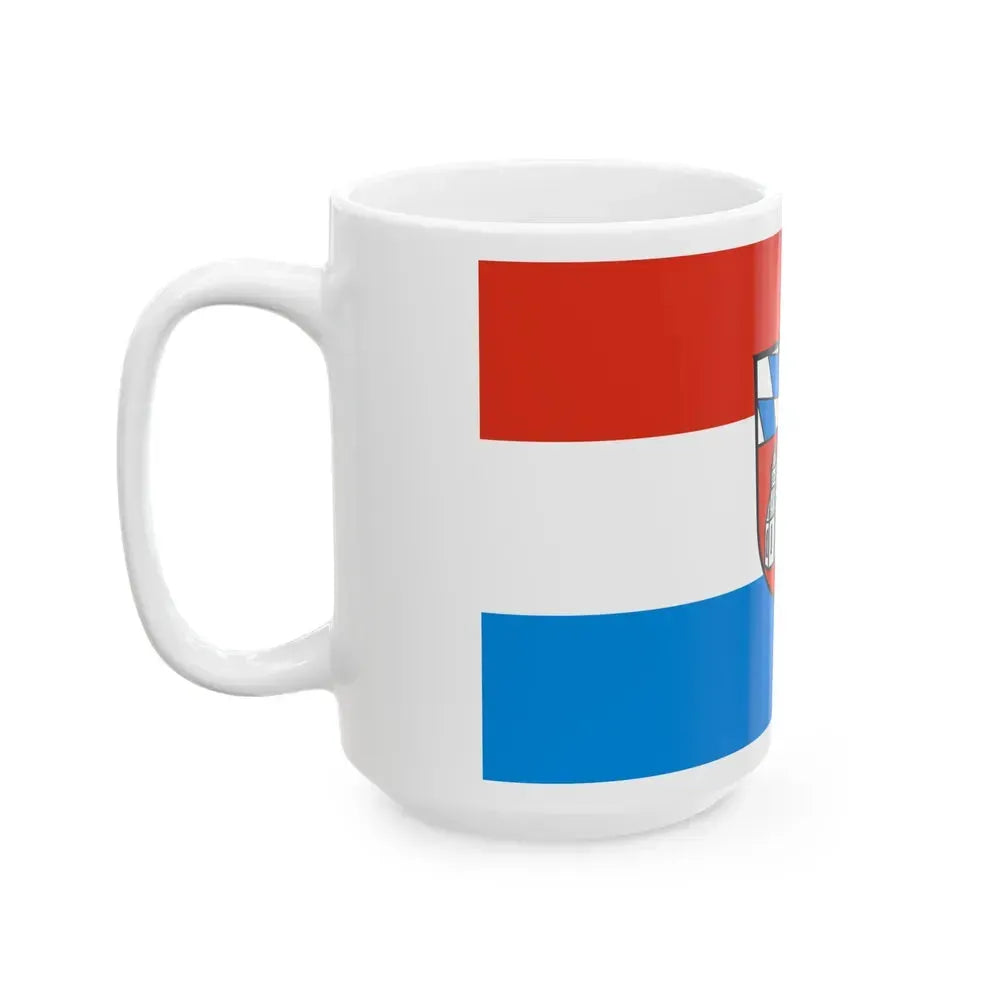 Flag of Cham Germany - White Coffee Mug - Go Mug Yourself