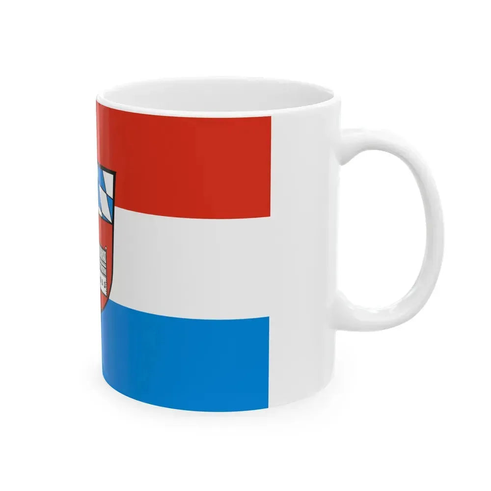Flag of Cham Germany - White Coffee Mug - Go Mug Yourself
