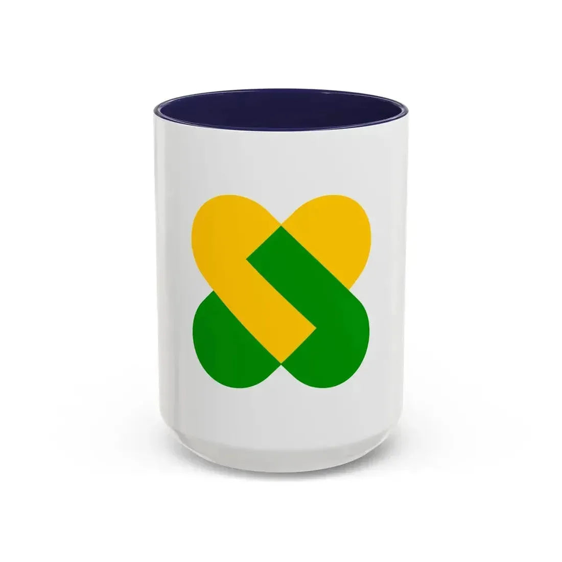 Flag of Champagne Ardenne France 2 - Accent Coffee Mug 15oz Navy - Go Mug Yourself