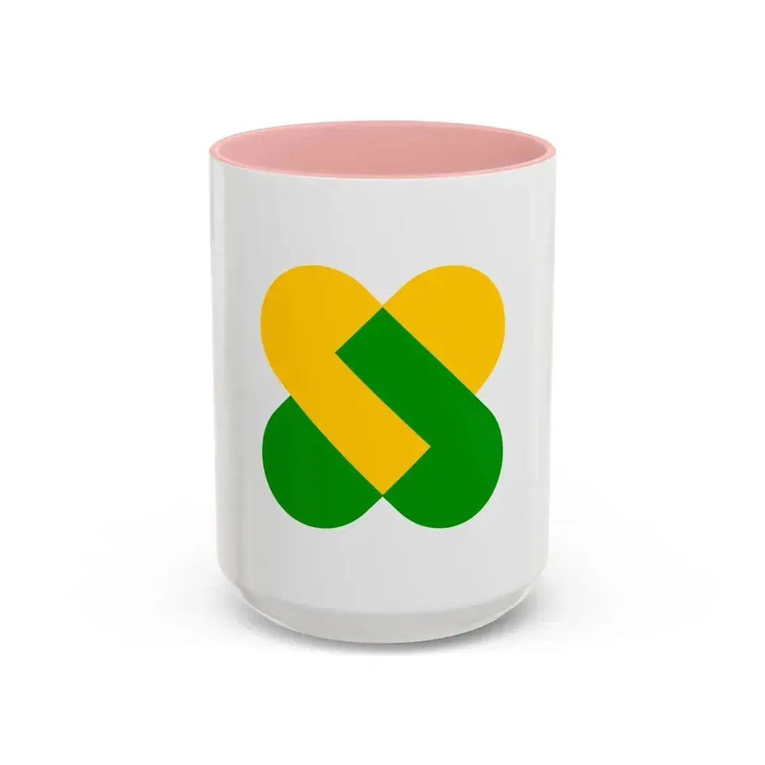 Flag of Champagne Ardenne France 2 - Accent Coffee Mug 15oz Pink - Go Mug Yourself