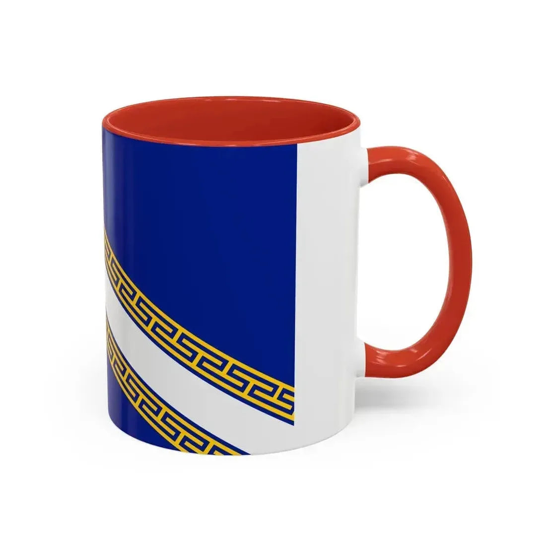 Flag of Champagne Ardenne France - Accent Coffee Mug - Go Mug Yourself