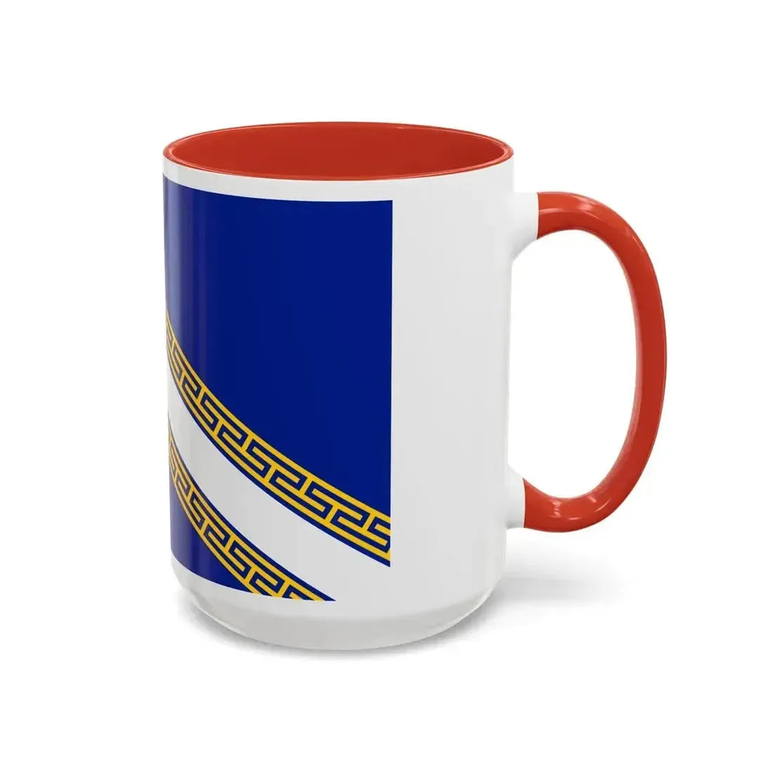 Flag of Champagne Ardenne France - Accent Coffee Mug - Go Mug Yourself