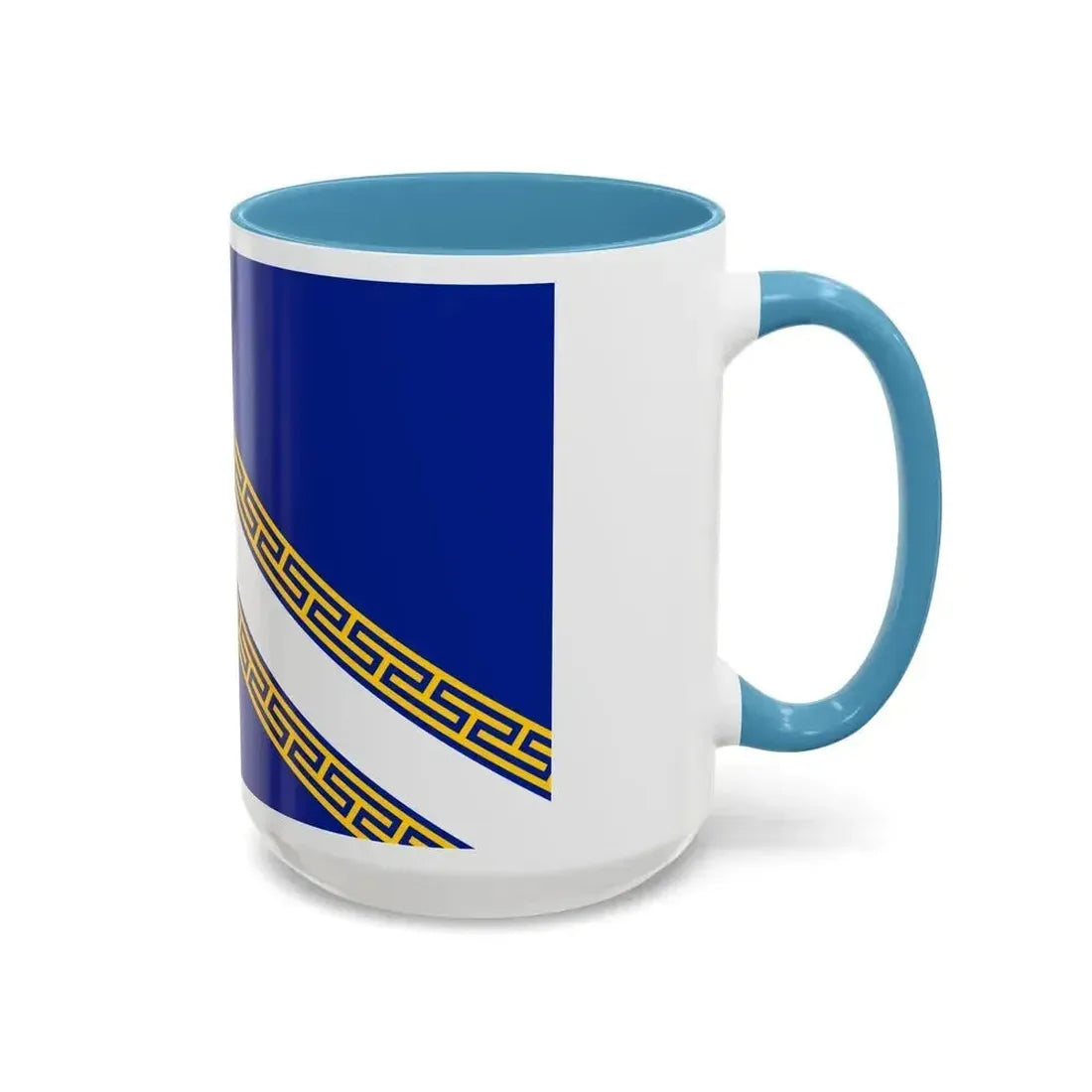 Flag of Champagne Ardenne France - Accent Coffee Mug - Go Mug Yourself