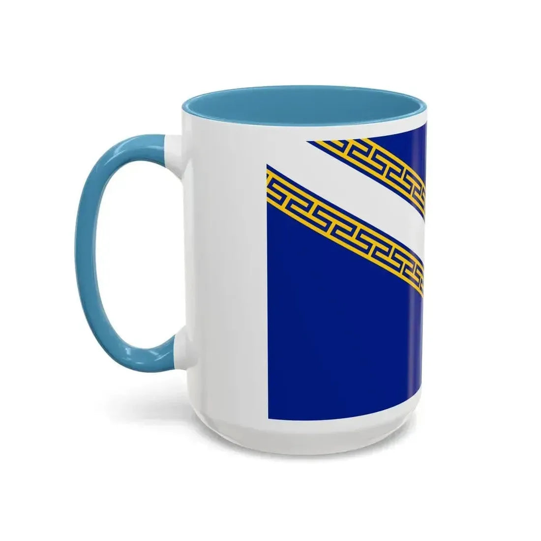 Flag of Champagne Ardenne France - Accent Coffee Mug - Go Mug Yourself