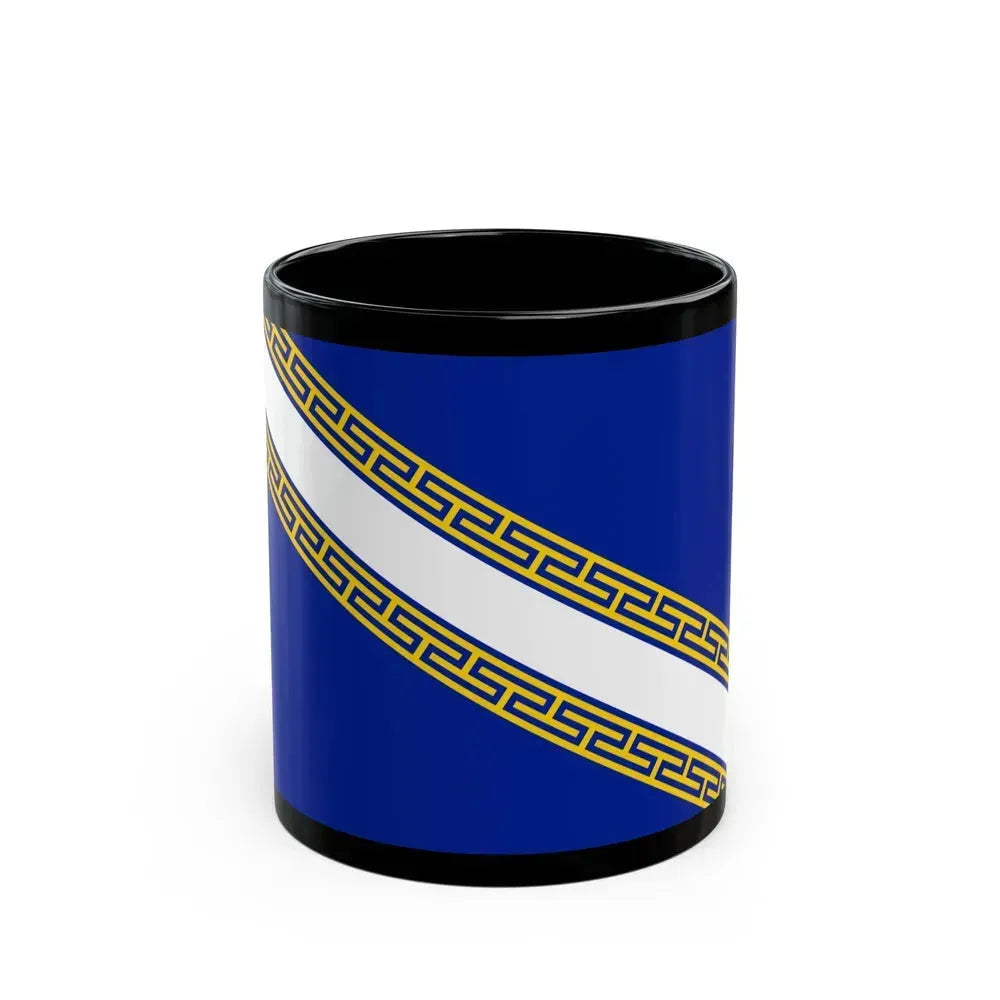 Flag of Champagne Ardenne France - Black Coffee Mug 11oz - Go Mug Yourself