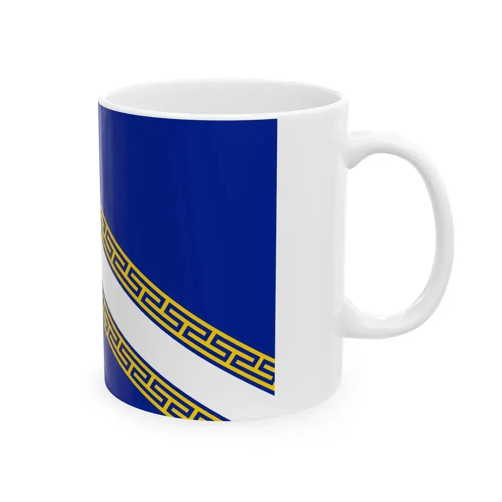 Flag of Champagne Ardenne France - White Coffee Mug - Go Mug Yourself